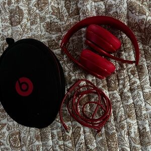 Beats by Dre Red Headphones